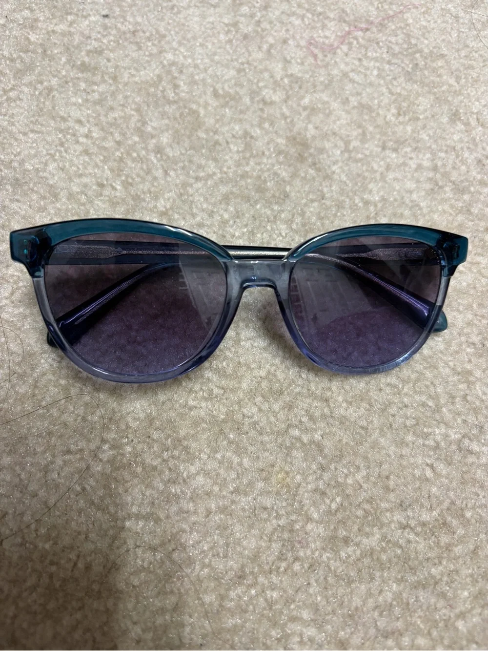 kate spade Teal Gradient Cat-Eye Women's Sunglasses